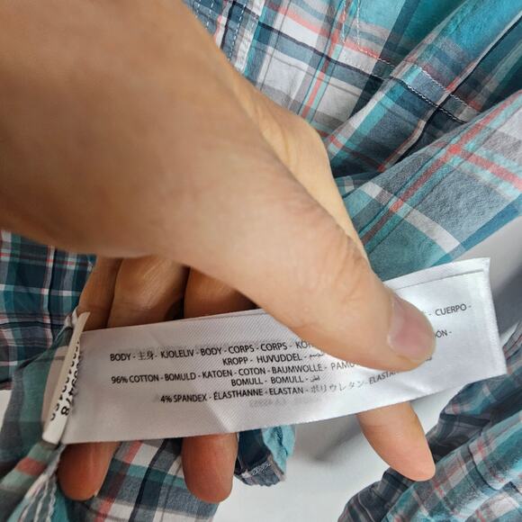 Ariat Rebar Work Shirt Women M Plaid Casual Workwear Outdoor Stretch Durable - Picture 7 of 8